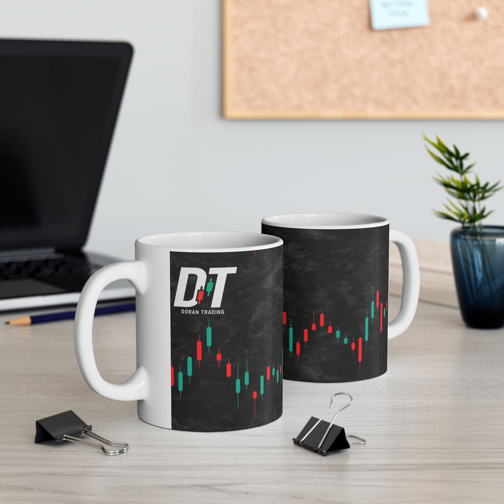 Stylish Stock Market Ceramic Mug | Perfect for Traders | 11oz | Unique Gift for Finance Enthusiasts, Coffee Lovers, Trading Decor