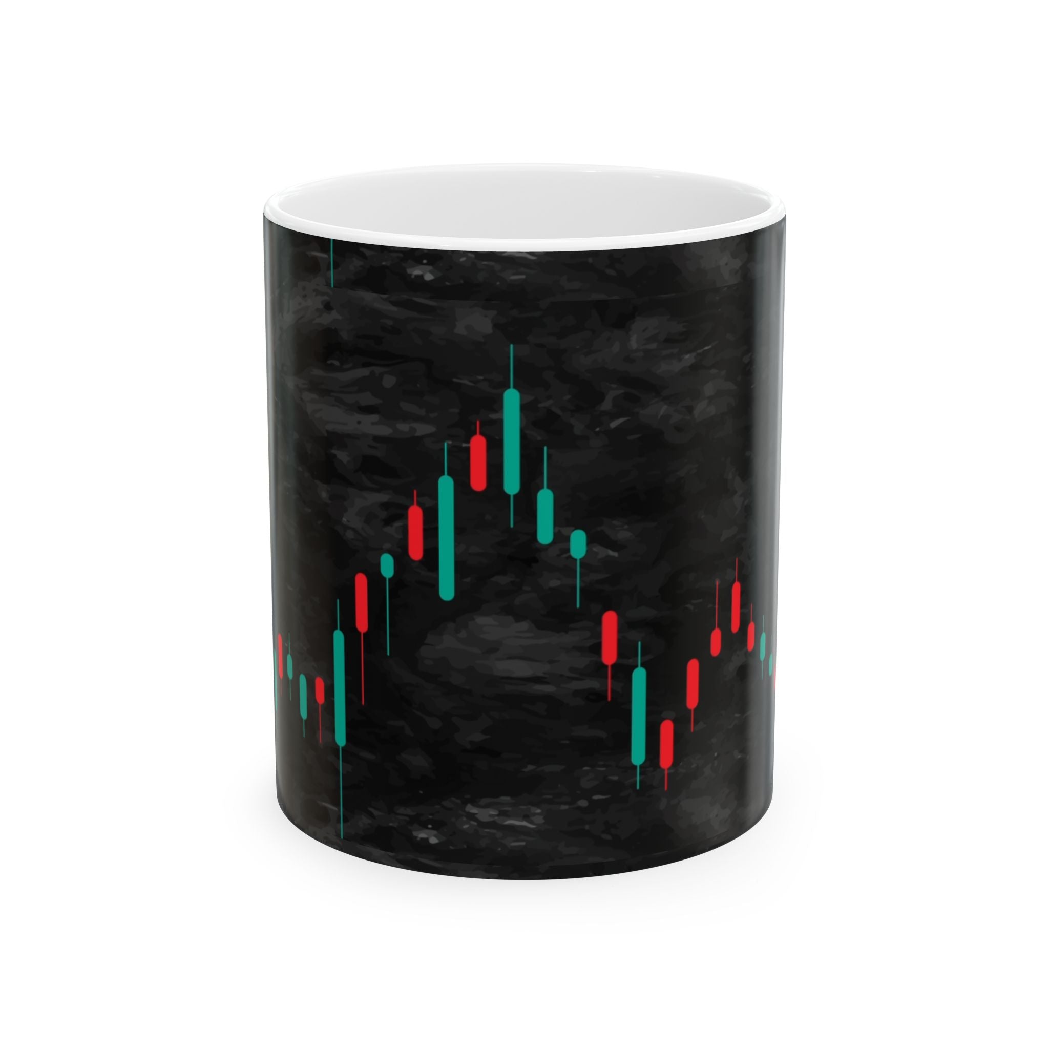 Stylish Stock Market Ceramic Mug | Perfect for Traders | 11oz | Unique Gift for Finance Enthusiasts, Coffee Lovers, Trading Decor