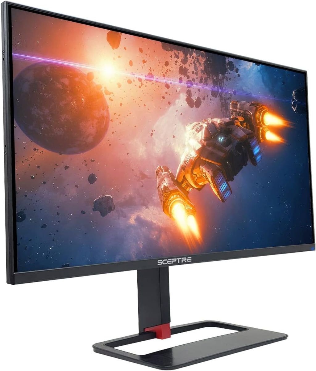 27 Inch QHD IPS LED Monitor 2560X1440 HDR400 HDMI Displayport up to 144Hz 1Ms Height Adjustable, Build-In Speakers, Gunmetal Black (E275B-QPN168)