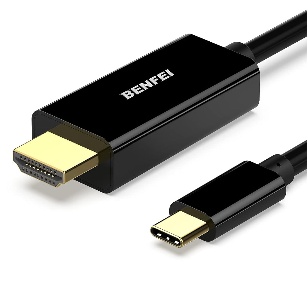 USB C to HDMI 3 Feet Cable, USB Type-C to HDMI Cable, Thunderbolt 3/4 Compatible with Iphone 15 Pro/Max, Macbook Pro/Air 2023, Ipad Pro, Surface Book 2, Galaxy S23