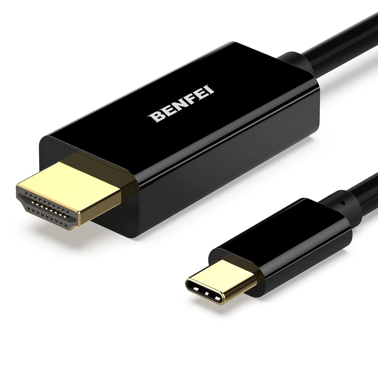 USB C to HDMI 3 Feet Cable, USB Type-C to HDMI Cable, Thunderbolt 3/4 Compatible with Iphone 15 Pro/Max, Macbook Pro/Air 2023, Ipad Pro, Surface Book 2, Galaxy S23