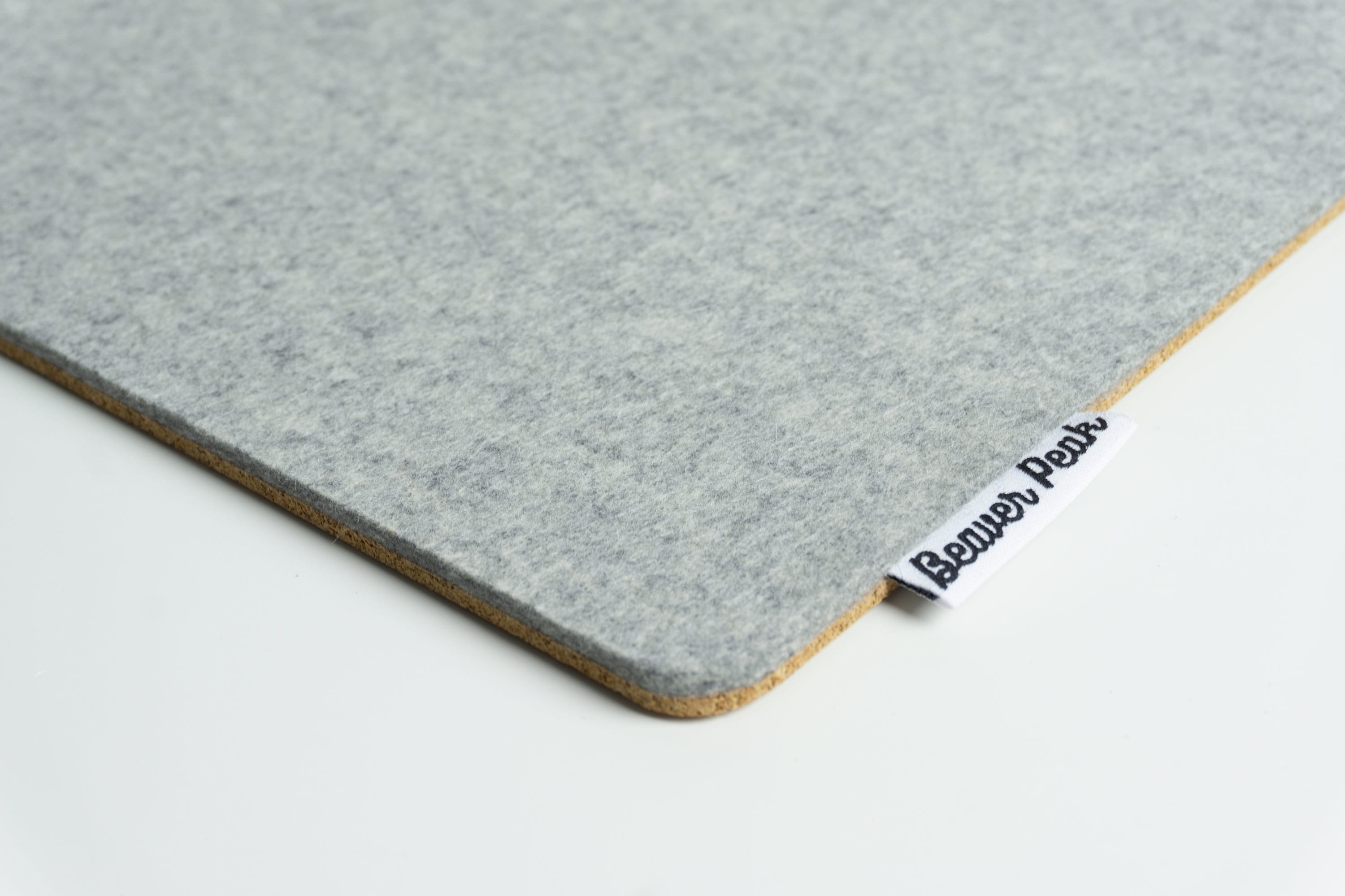 Felt and Cork Desk Mat, Wool and Cork Desk Mat, Anti-Microbial Wool Desk Pad, anti Slip Cork Layer, Merino Wool Laptop Mat, Made in Canada