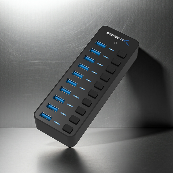 10-Port 60W USB 3.0 Hub